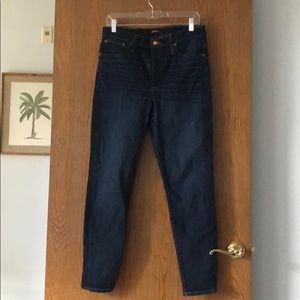 Jcrew toothpick jeans (10 inch rise)